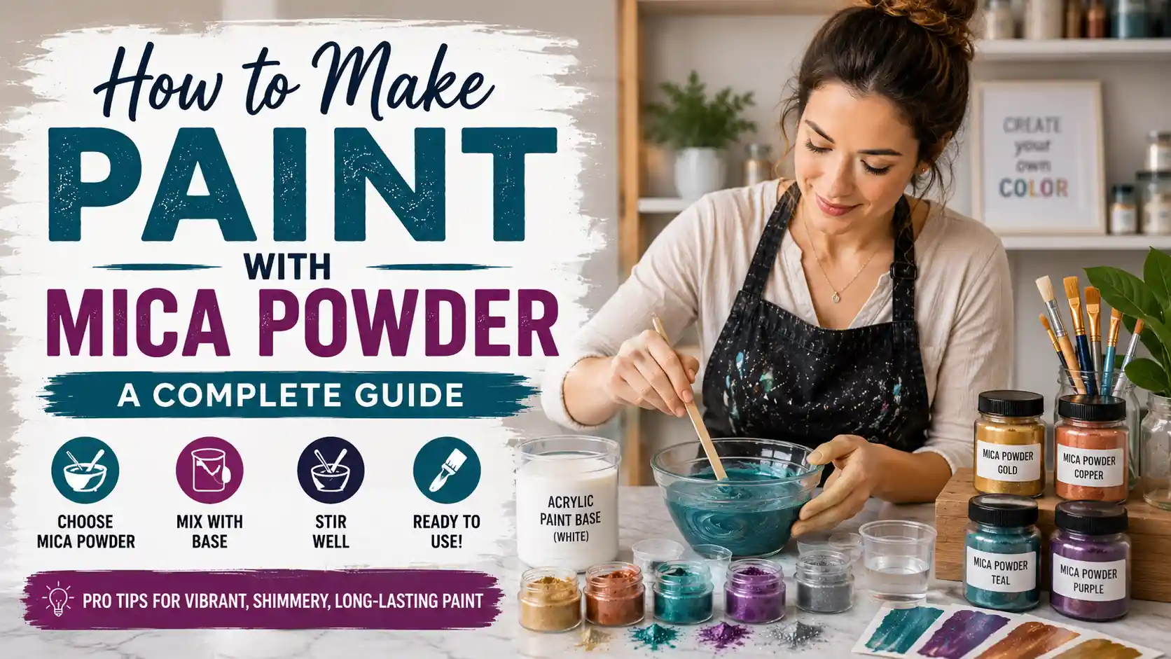 How to Make Paint With Mica Powder: A Complete Guide