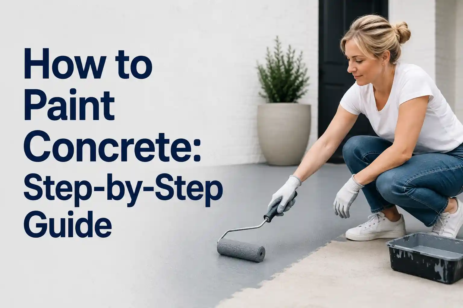 How to Paint Concrete