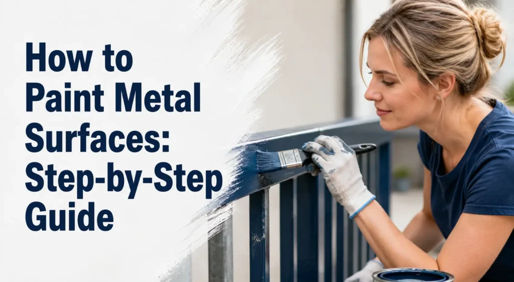 How to Paint Metal Surfaces