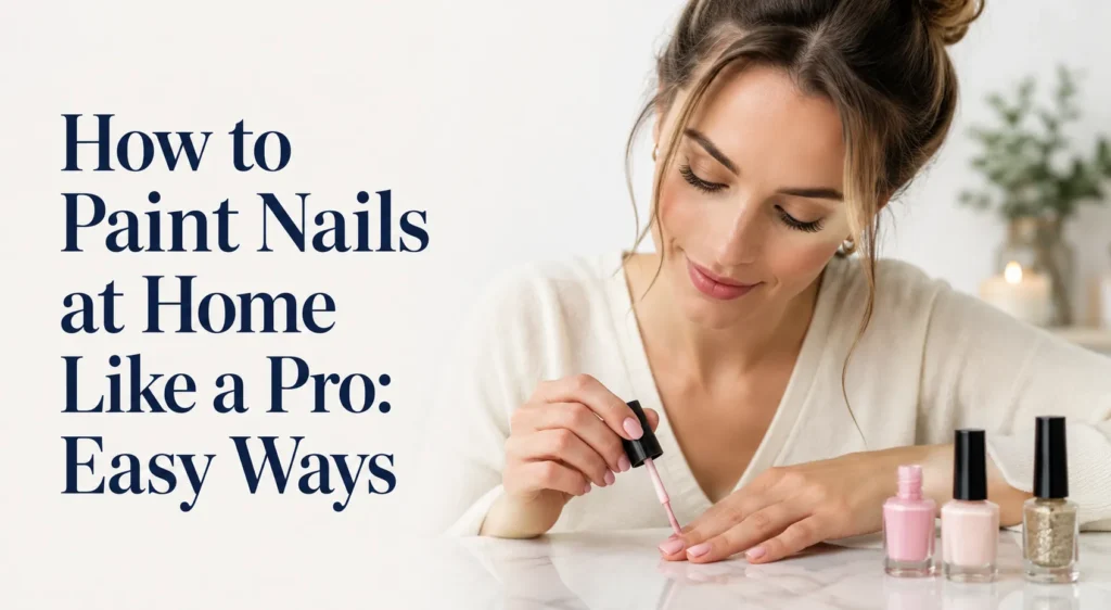 How to Paint Nails at Home Like a Pro