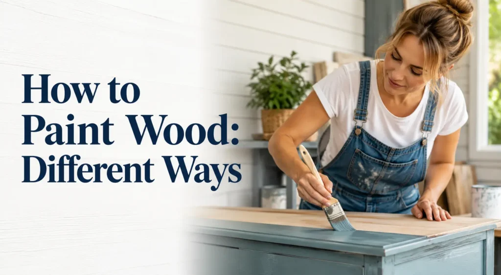 How to Paint Wood
