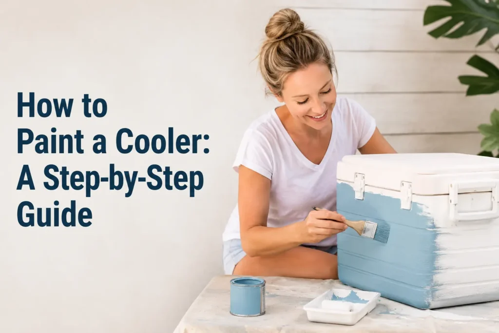 How to Paint a Cooler