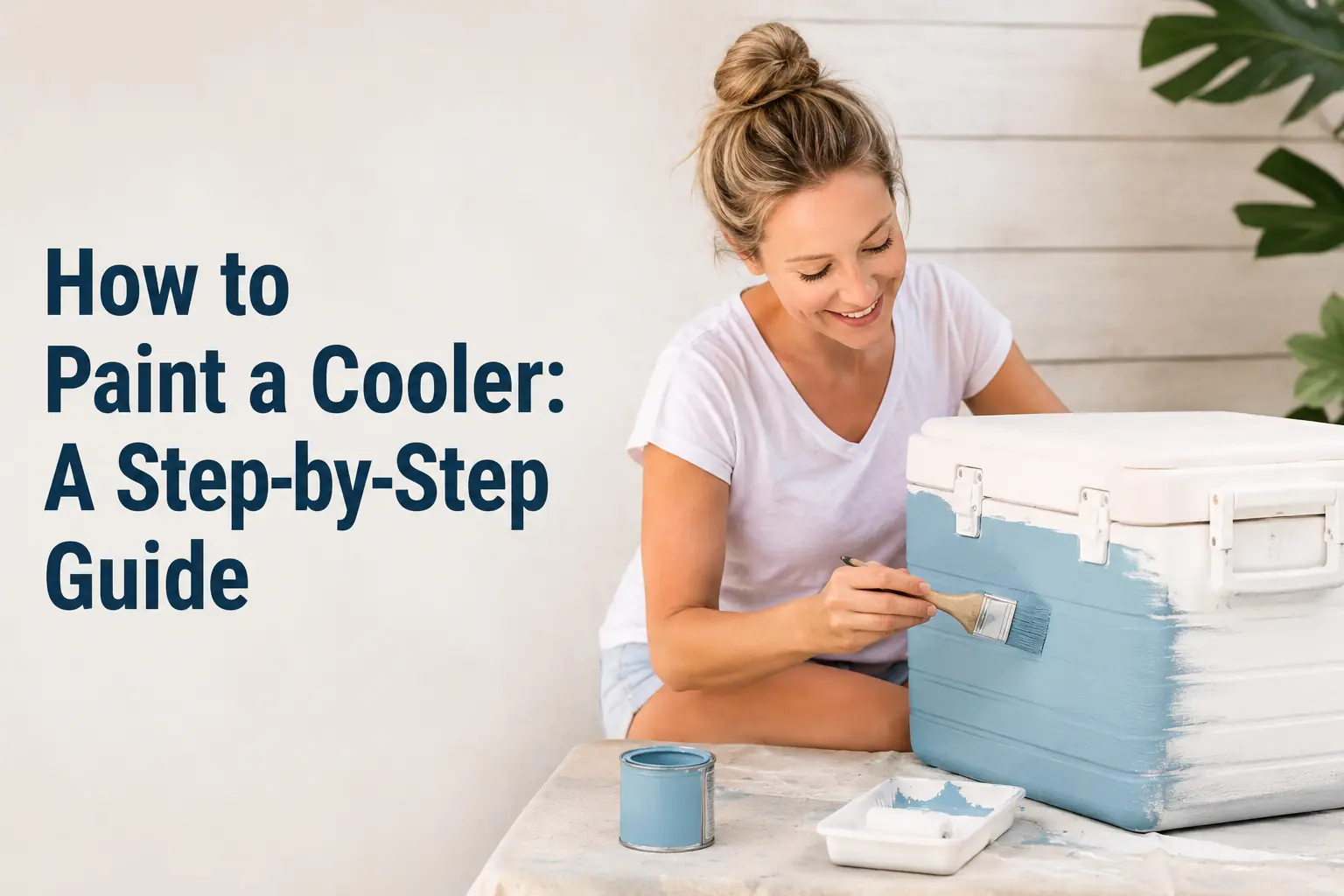 How to Paint a Cooler