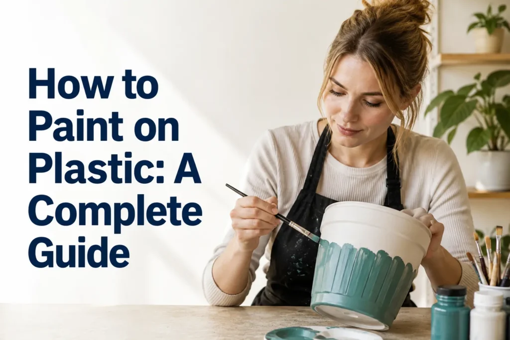 How to Paint on Plastic
