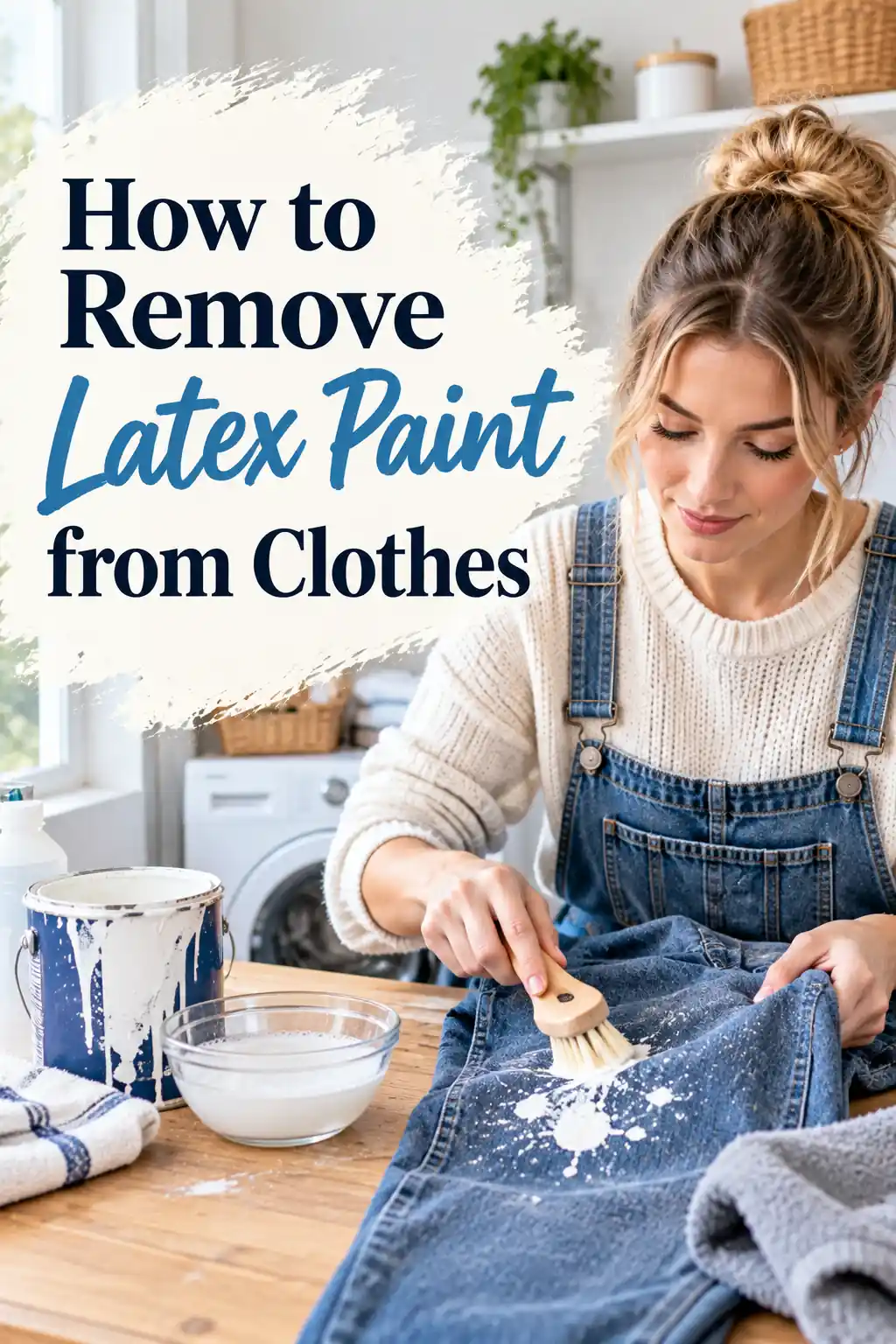 How to Remove Latex Paint from Clothes