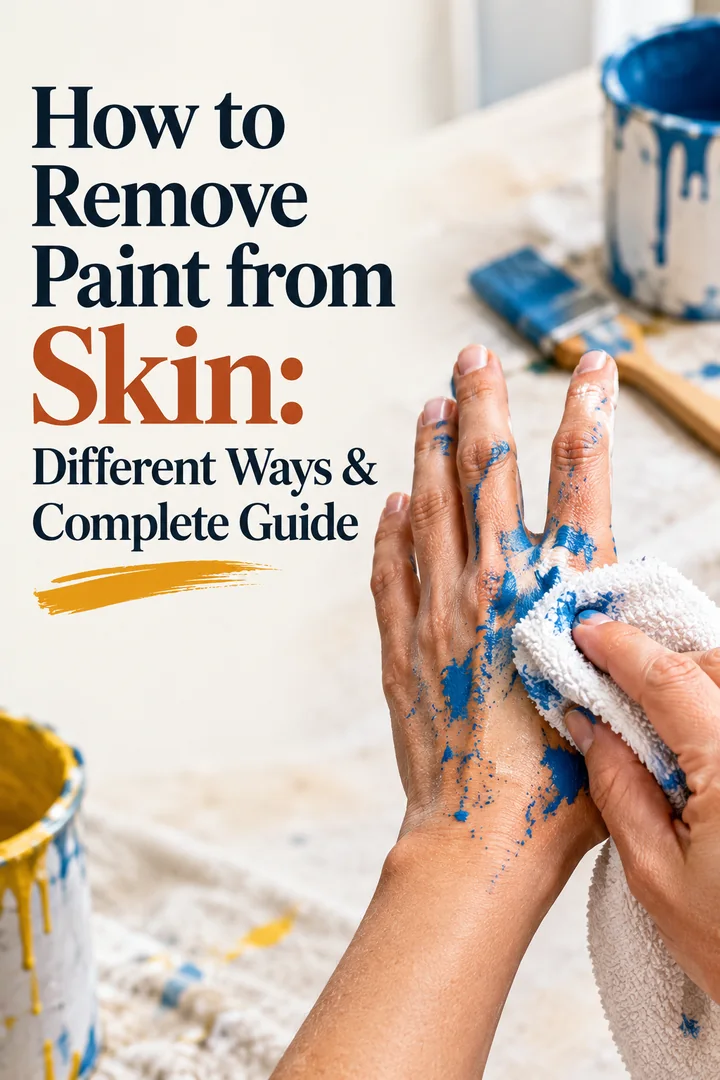 How to Remove Paint from Skin: Different Ways & Complete Guide