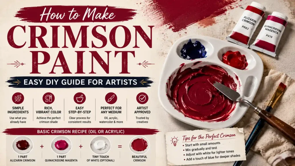 How to Make Crimson Paint: Easy DIY Guide for Artists