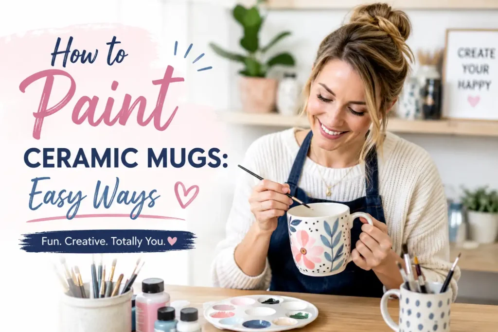 How to Paint Ceramic Mugs