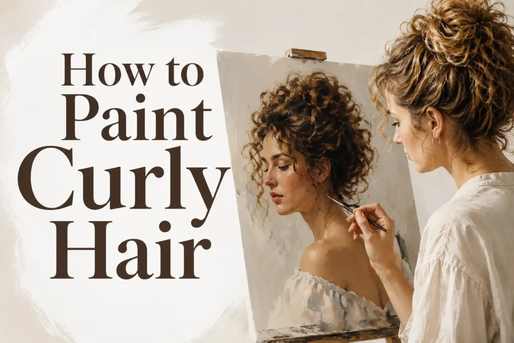 How to Paint Curly Hair