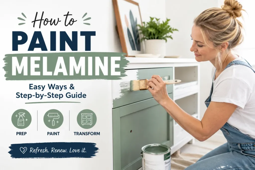 How to Paint Melamine