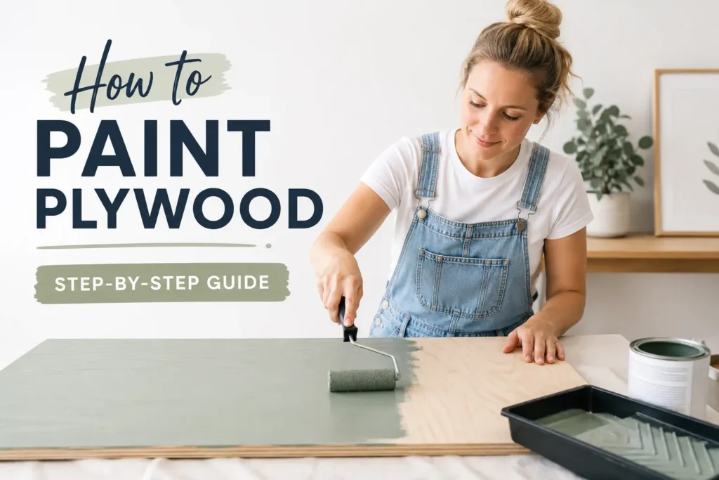 How to Paint Plywood