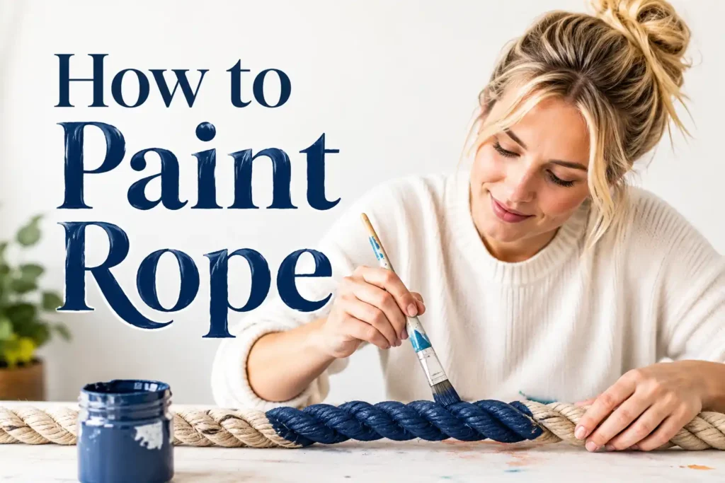 How to Paint Rope