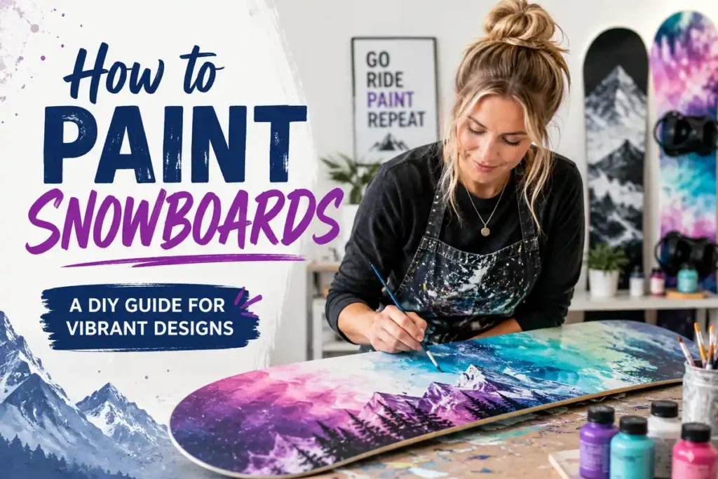 How to Paint Snowboards