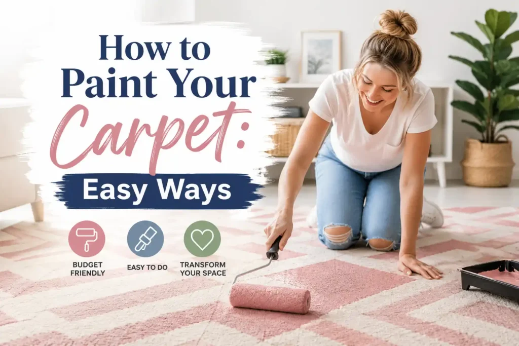 How to Paint Your Carpet