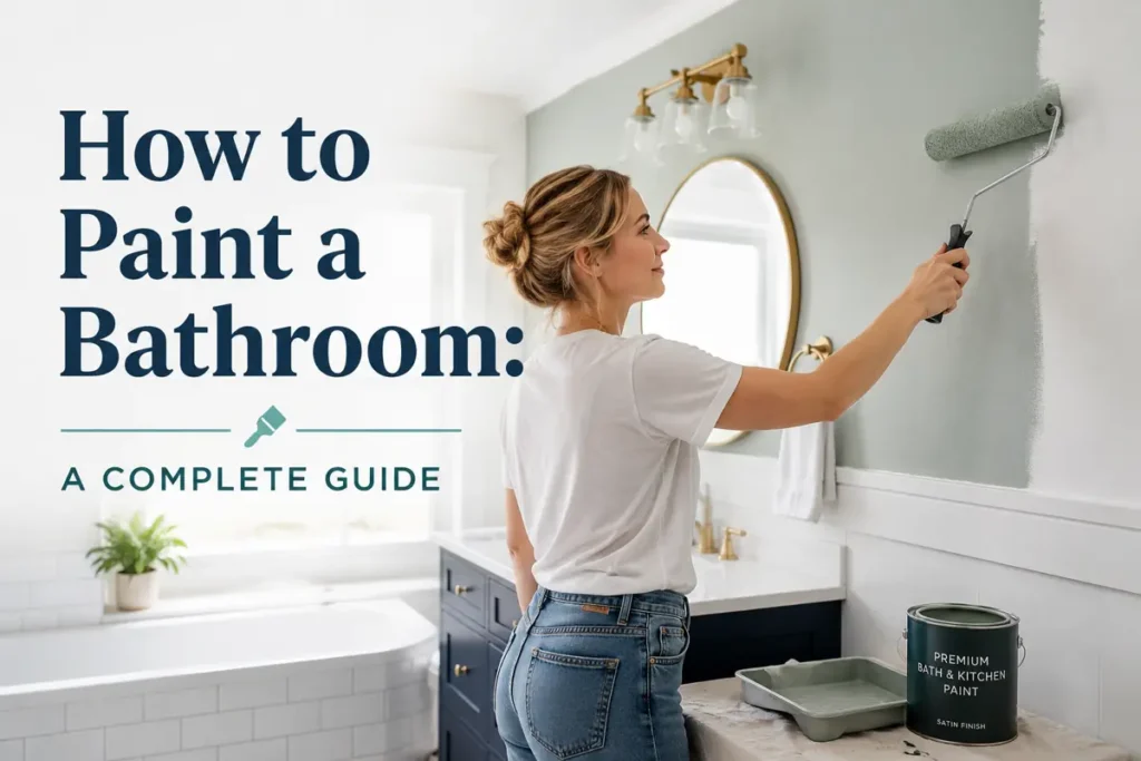 How to Paint a Bathroom