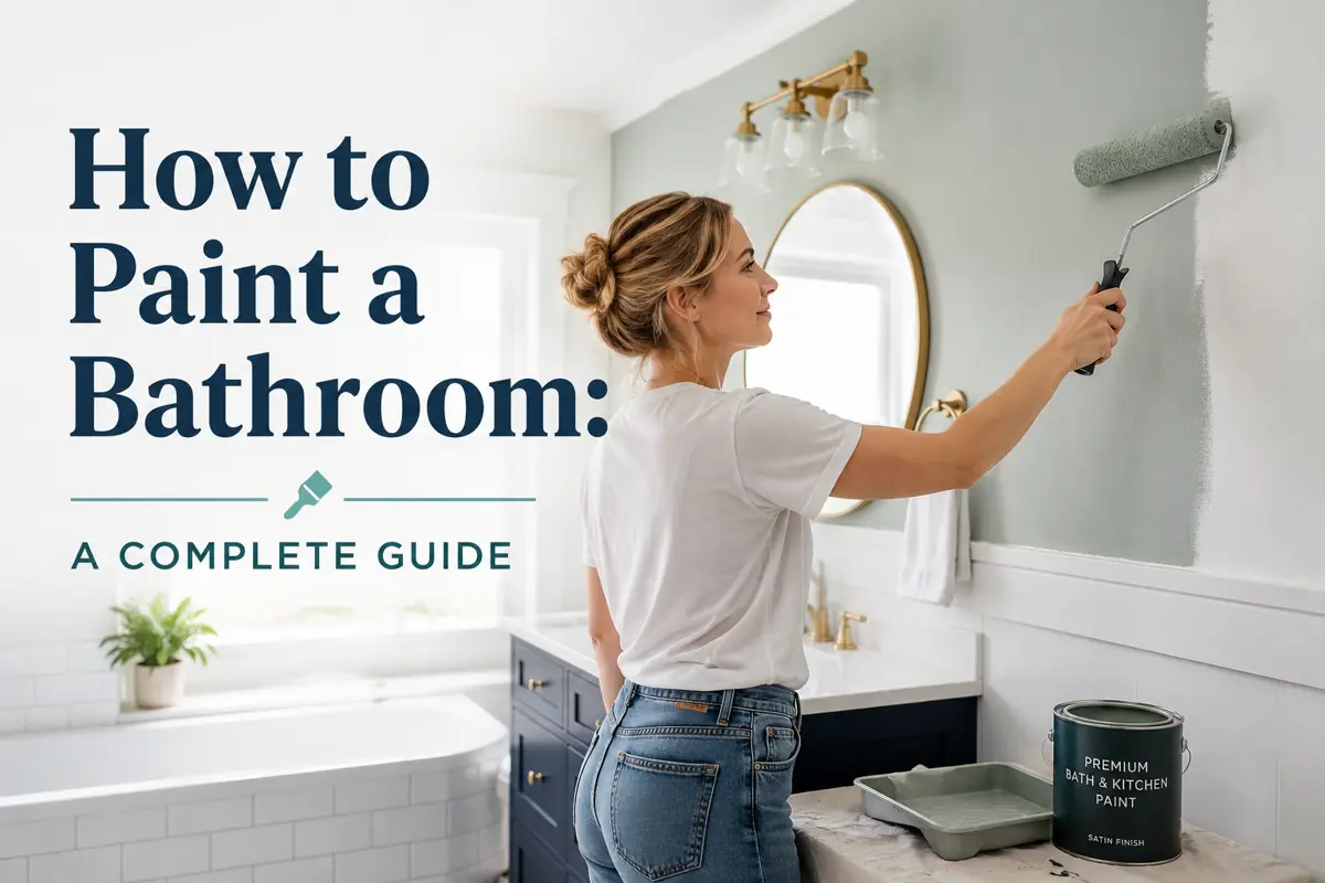 How to Paint a Bathroom