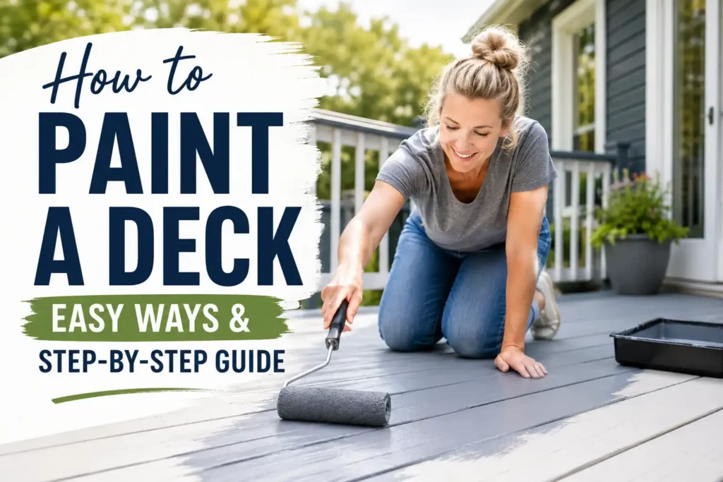 How to Paint a Deck