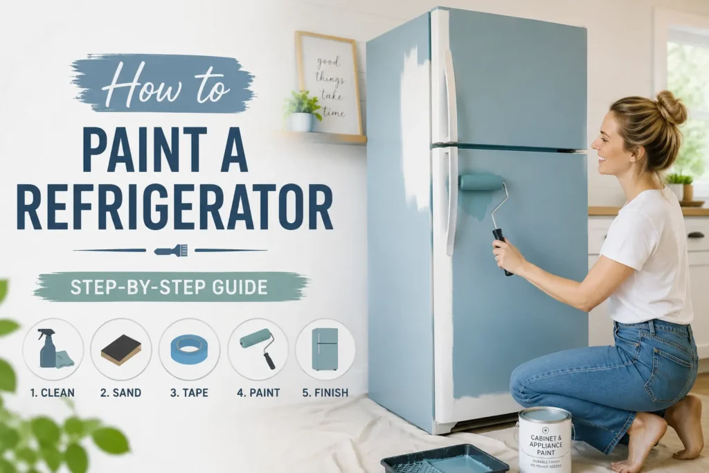 How to Paint a Refrigerator