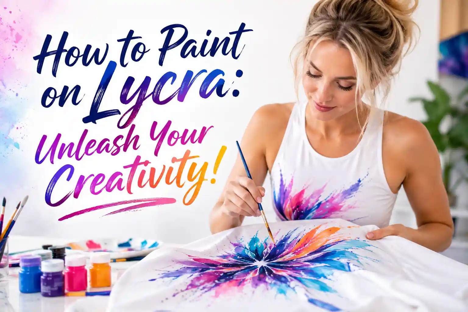 How to Paint on Lycra