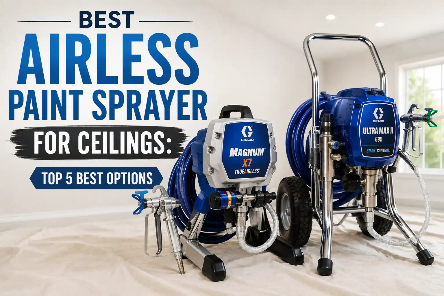 Best Airless Paint Sprayer for Ceilings: Top 5 Best Options