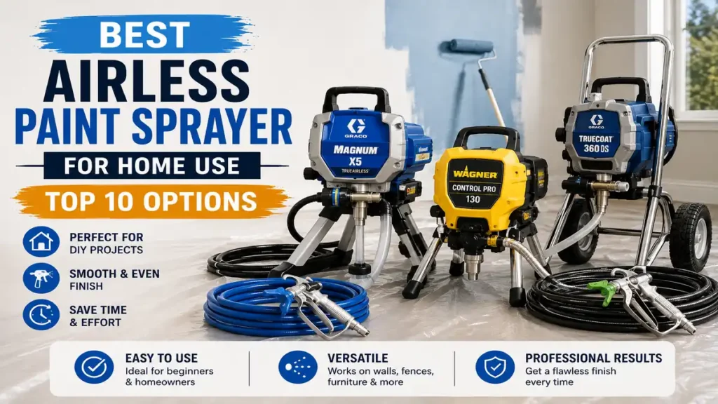 Best Airless Paint Sprayer for Home Use: Top 10 Options