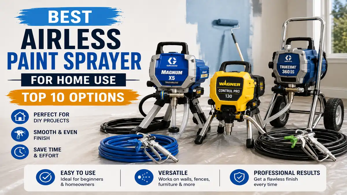 Best Airless Paint Sprayer for Home Use: Top 10 Options