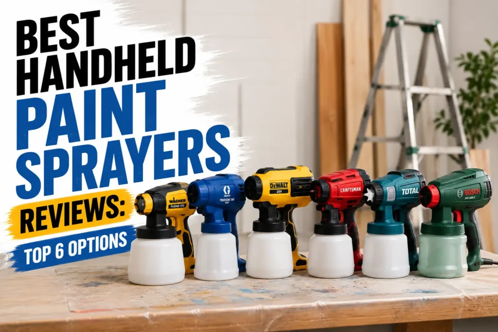 Best Handheld Paint Sprayers Reviews: Top 6 Options