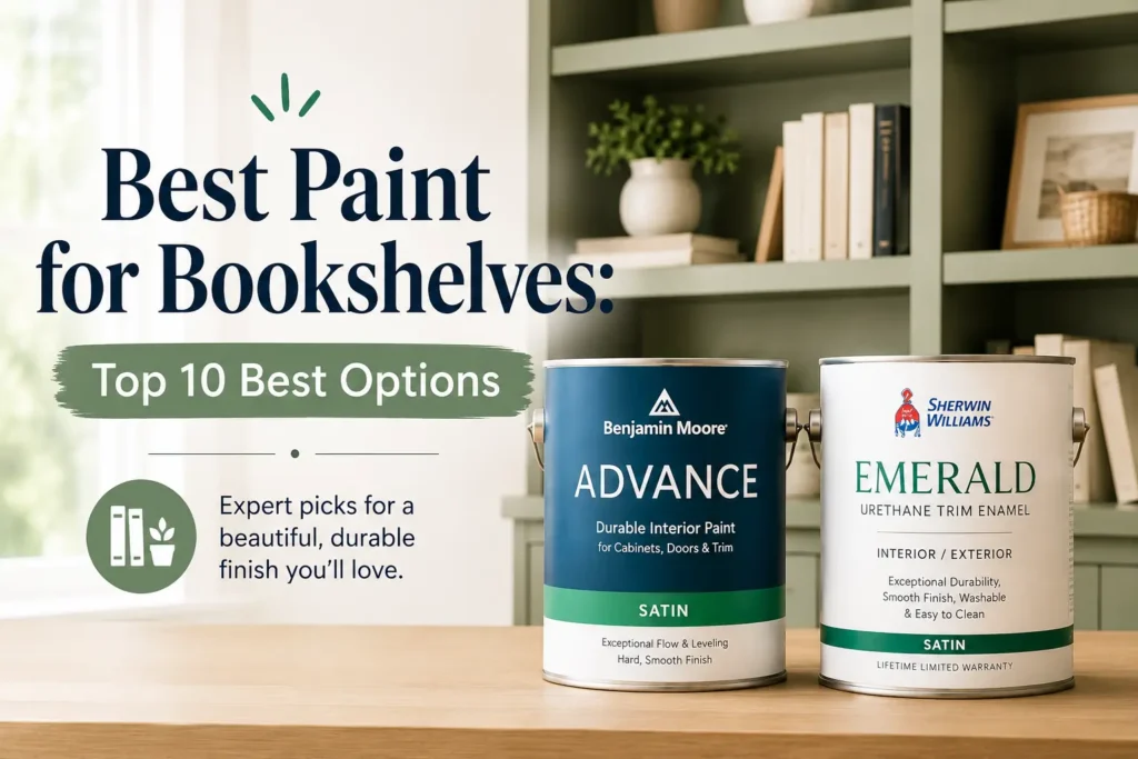 Best Paint for Bookshelves: Top 10 Best Options