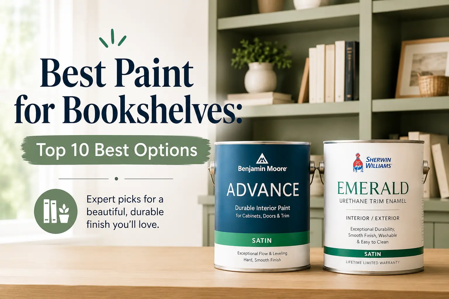 Best Paint for Bookshelves: Top 10 Best Options