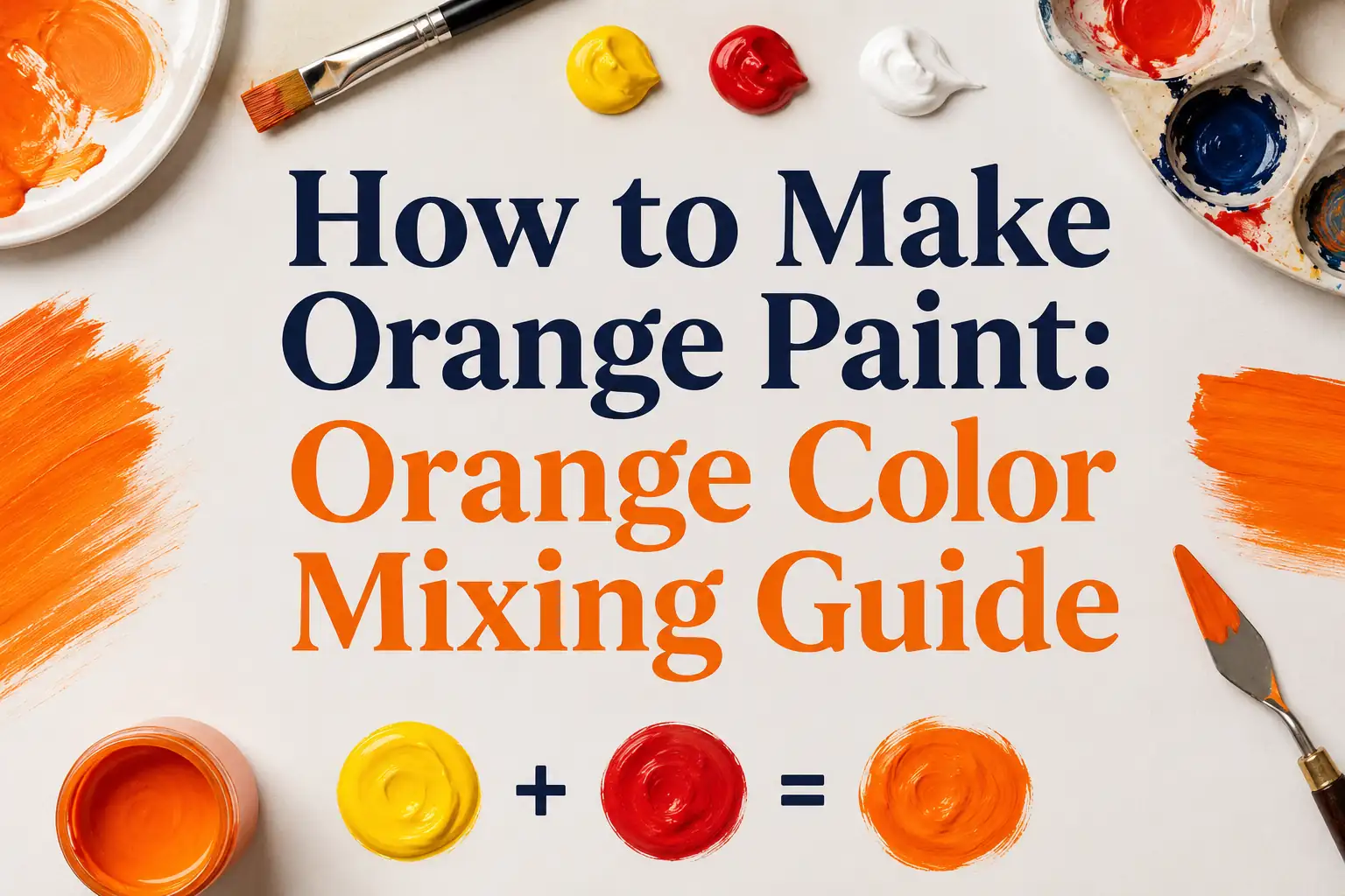 How to Make Orange Paint: Orange Color Mixing Guide