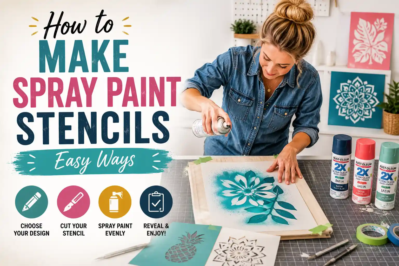 How to Make Spray Paint Stencils: Easy Ways