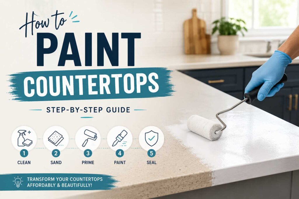 How to Paint Countertops