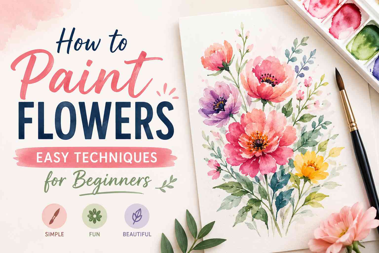 How to Paint Flowers: Easy Techniques for Beginners