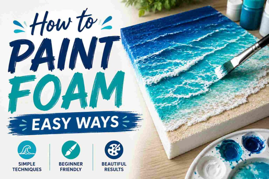 How to Paint Foam