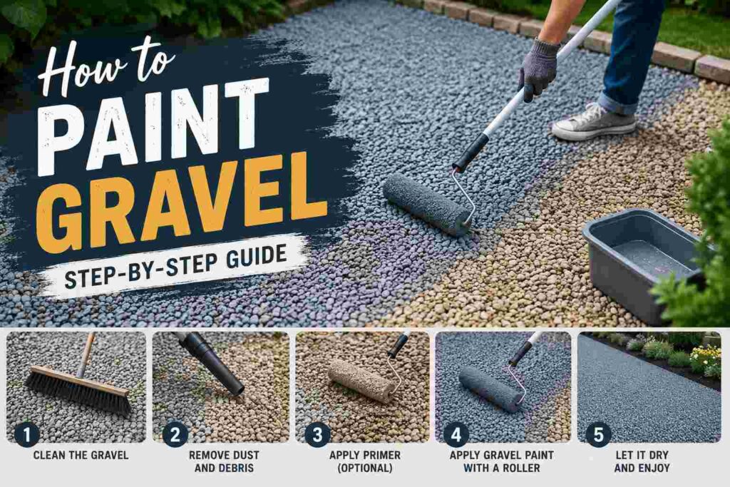 How to Paint Gravel