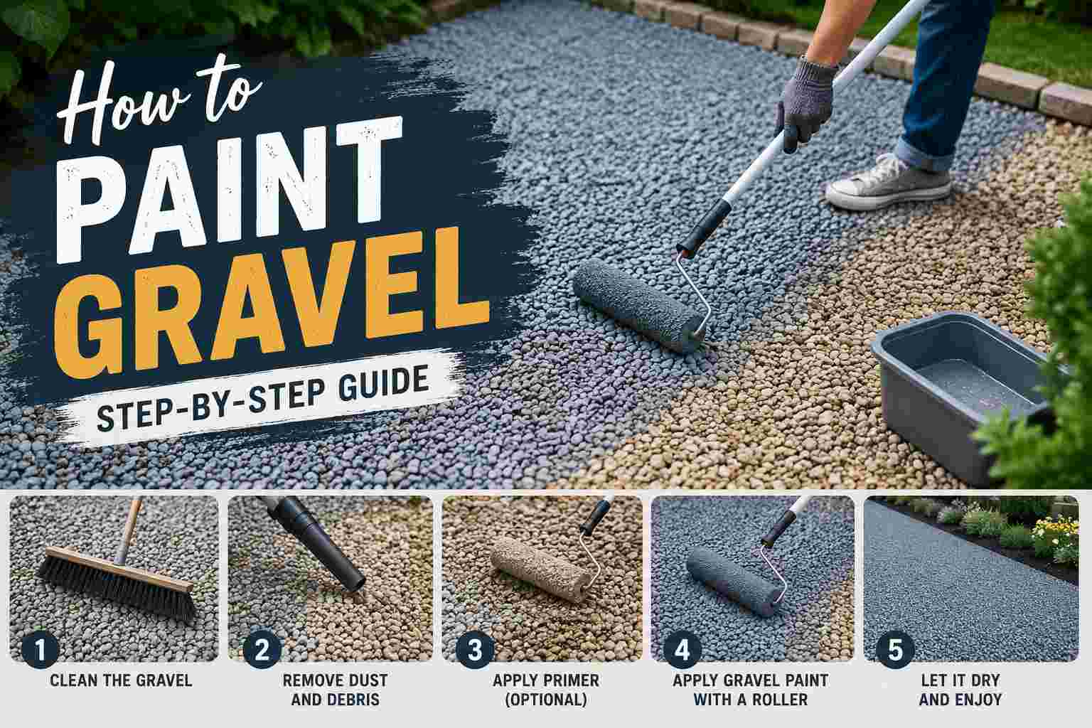 How to Paint Gravel: Step-by-Step Guide