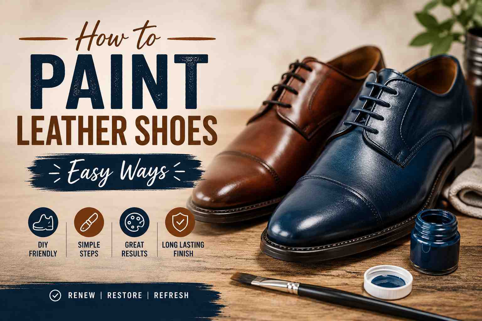 How to Paint Leather Shoes: Easy Ways