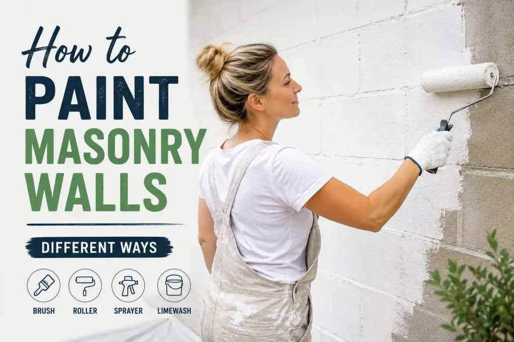 How to Paint Masonry Walls