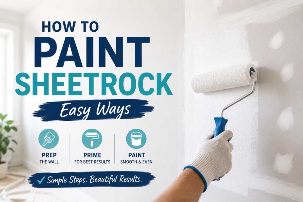 How to Paint Sheetrock