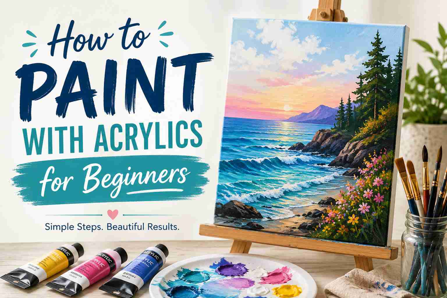 How to Paint With Acrylics for Beginners