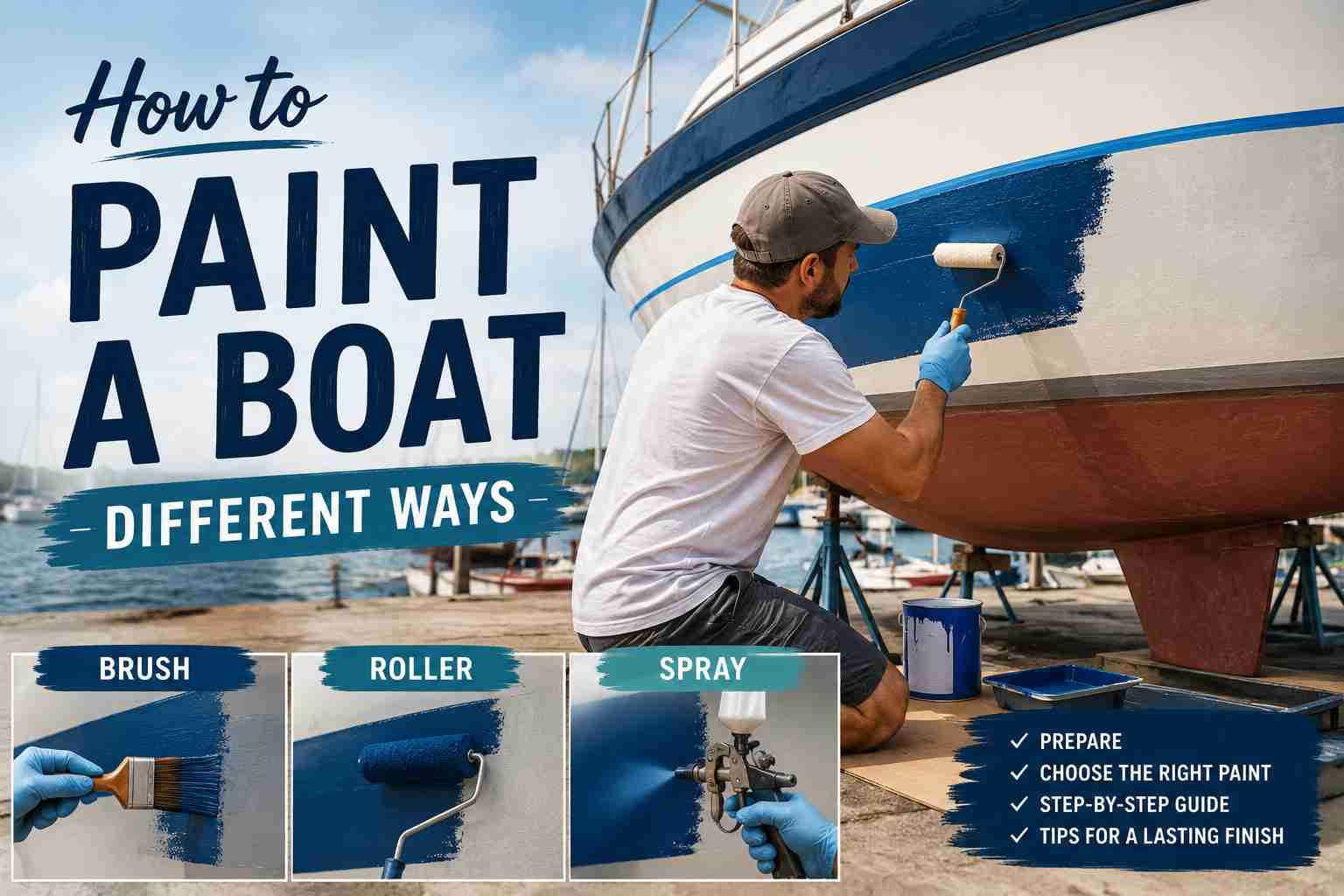 How to Paint a Boat: Different Ways