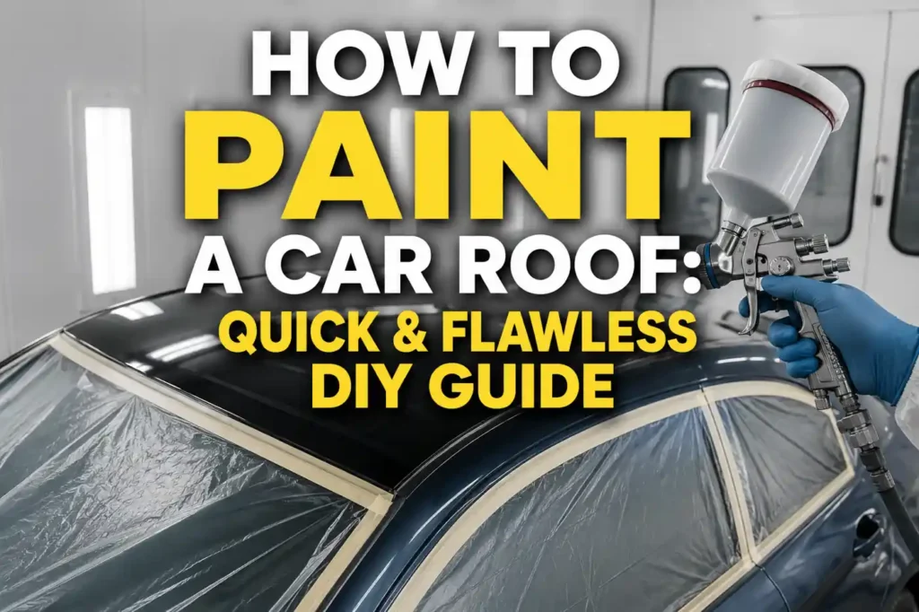 How to Paint a Car Roof: Quick & Flawless DIY Guide