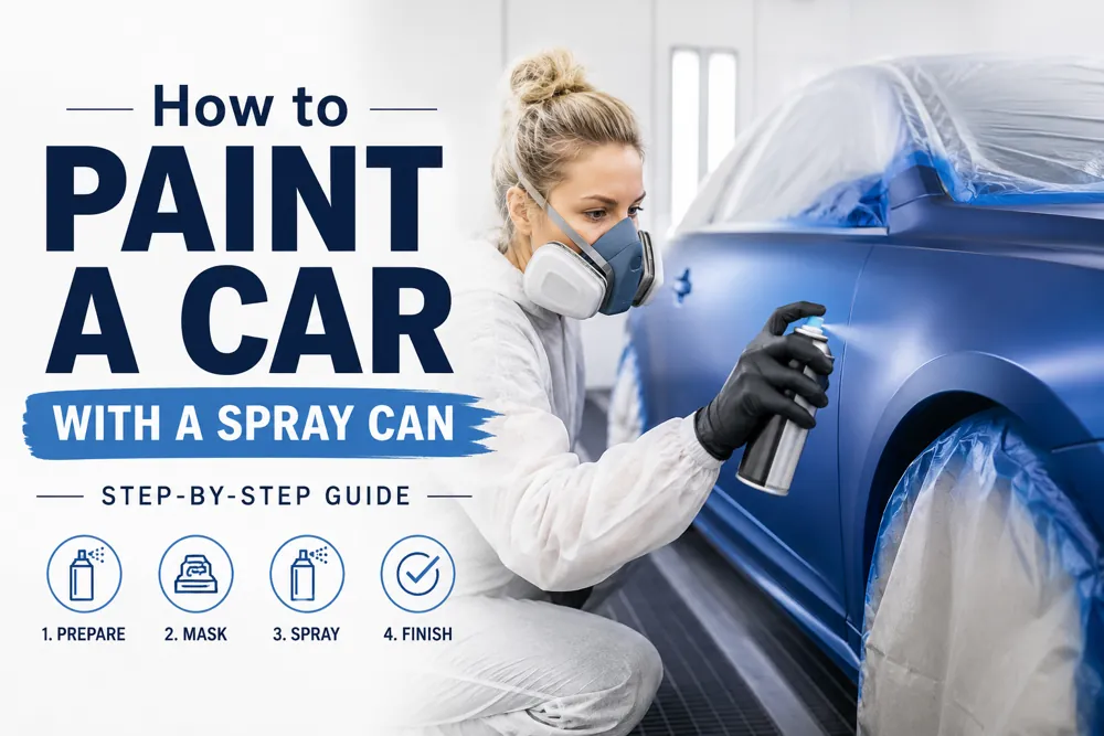How to Paint a Car with a Spray Can