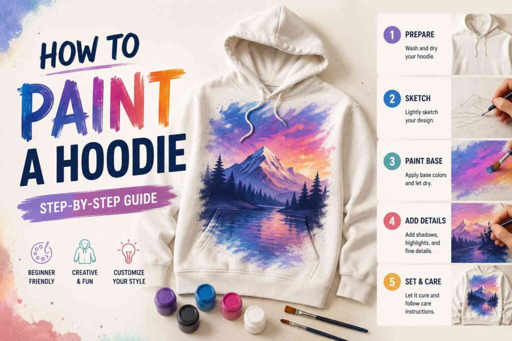 How to Paint a Hoodie