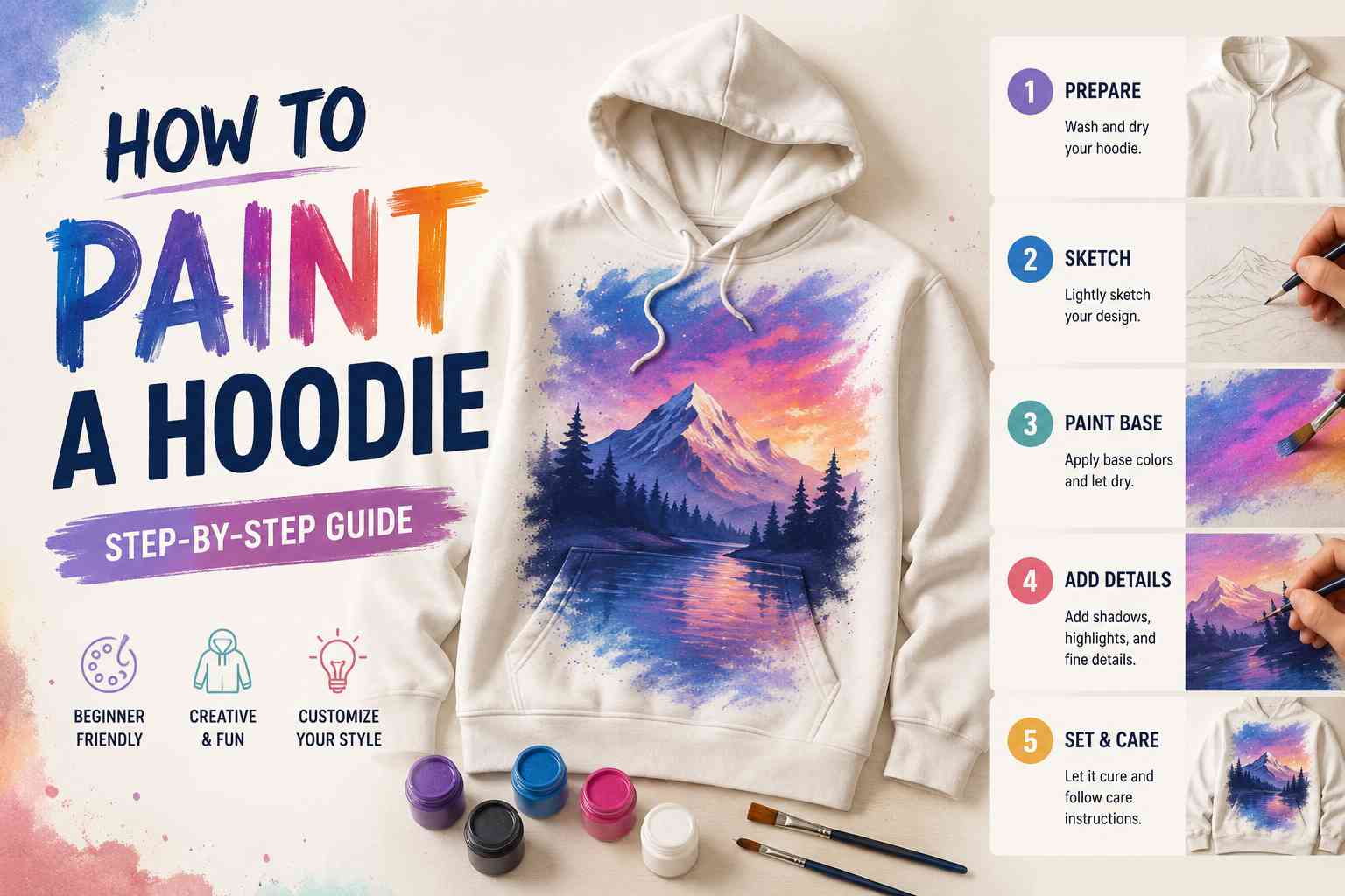 How to Paint a Hoodie: Step-by-Step Guide