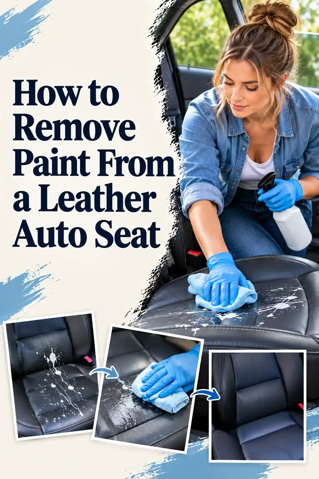 How to Remove Paint from a Leather Auto Seat