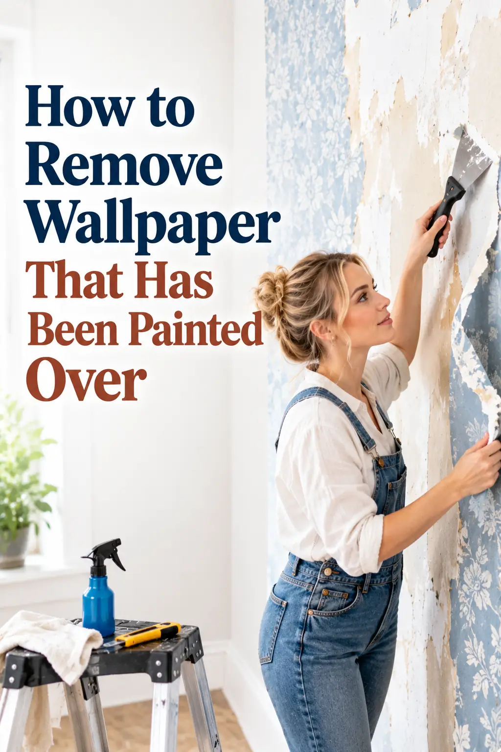 How to Remove Wallpaper That Has Been Painted Over