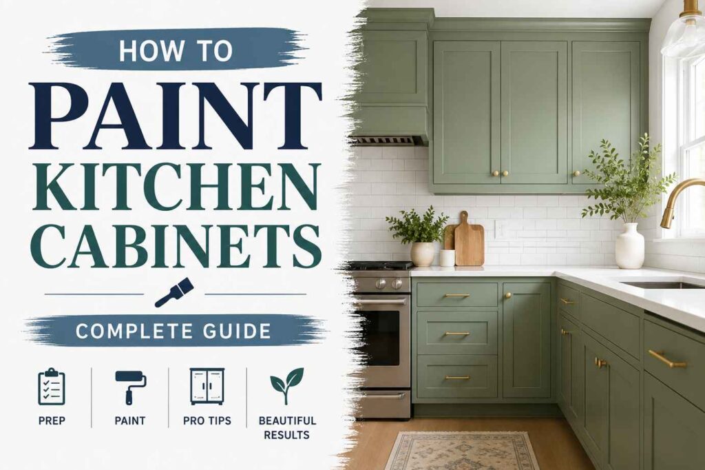 How to Paint Kitchen Cabinets