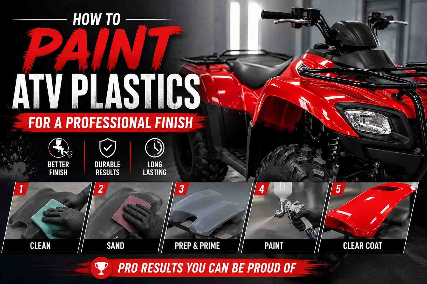 How to Paint ATV Plastics for a Professional Finish