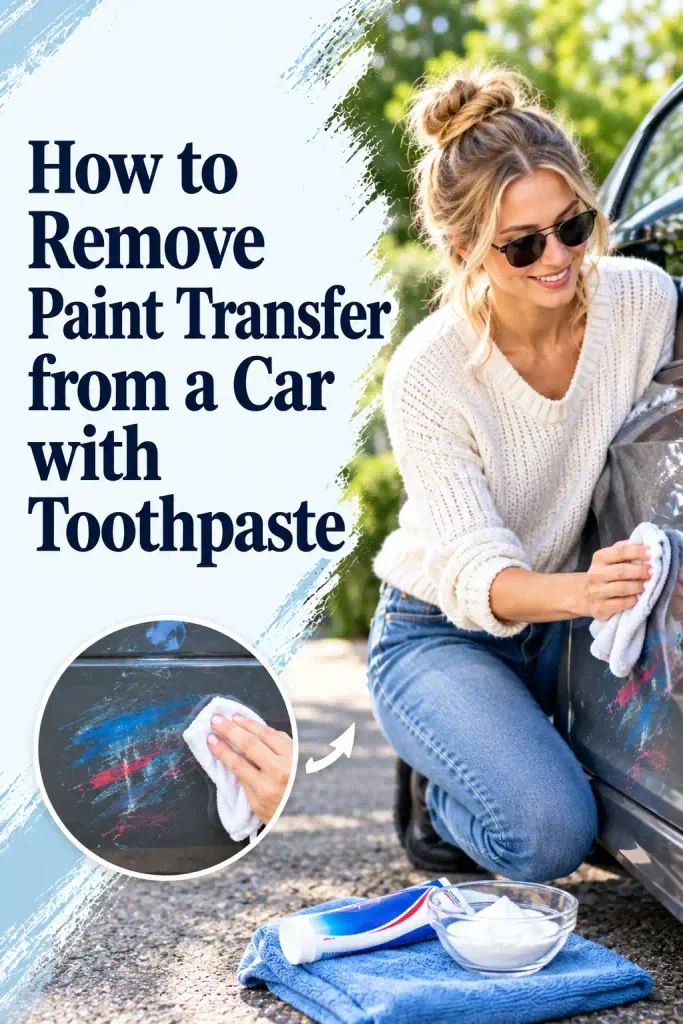 How to Remove Paint Transfer from a Car with Toothpaste